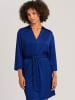 Hanro Bademantel Mae Kimono in space blue