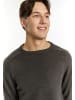 MO Herren Pullover in Dunkelgrau Melange