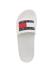 Tommy Hilfiger Badelatschen Tommy Jeans Flag Pool Slide in creme