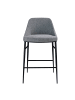 Angel Cerdá Hocker 4103 in Schwarz/Grau – (B)49 x (H)90 x (T)53 cm