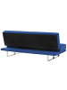 Beliani 2-Sitzer Sofa YORK in Blau/Silber - (W) 190 x (H) 81 x (L) 87 cm