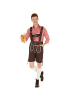 tectake Lederhose/Herrentracht, in braun, Gr. XXL, Traditionelle Stickereien