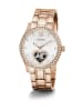 Guess Quarzuhr Be Loved rosegoldfarben in rosa