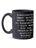 Mr. & Mrs. Panda Kaffeetasse Spruch Ausbilderin Geduld mit Spruch in Schwarz