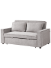 Beliani 3-tlg 2-Sitzer Sofa UTTELA in Grau