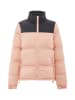 myMo Wattierte Steppjacke in Pfirsich Schwarz