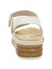 rieker Keilsandalette in beige