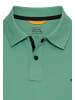 Camel Active Poloshirt mit Kontrastdetails in Lagunengrün