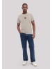 F4NT4STIC T-Shirt Happy Flower Bestickt in sand