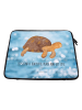 Mr. & Mrs. Panda Notebook Tasche Schildkröte MHerzieren mit Spruch in OZeichenanblue