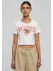 Mister Tee Cropped T-Shirts in white