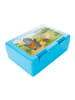 Mr. & Mrs. Panda Snackbox Pinguin & Maus Wanderer Design mit Spruch in Weiß