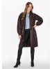 DreiMaster Women Coat in coffee brown