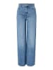 Pieces Wide Fit Jeans in Medium Blue Denim