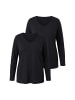 Ulla Popken Shirt in schwarz