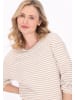 usha BLUE LABEL Women Blouse in Beige White Stripe