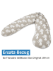 Theraline Ersatzbezug für Stillkissen Das Original in grau,motiv
