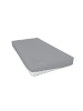 Hahn Spannbetttuch Uni-Satin in graphit