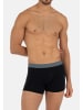 Bruno Banani Retro Short / Pant Flowing in Schwarz / grau
