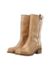 Cashott Stiefel CASVILMA in Dark Tan