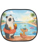Mr. & Mrs. Panda Auto Hitzeschutz Panda Schwimmbad Pommes Design... in Weiß