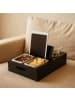 relaxdays Couchbar in Schwarz - (B)40 x (H)8 x (T)26 cm