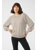 Kaffe Strickpullover KAkaren Regular fit in Feather Gray