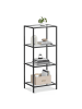 VASAGLE Regal in Schwarz - (B)40 x (H)95 x (T)30 cm
