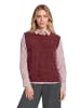 BETTY & CO Strickpullover ohne Arm in Fall Burgundy