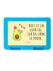 Mr. & Mrs. Panda Bentobox Avocado Party mit Spruch in Gelb Pastell