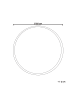 Beliani Wandspiegel CAZALIS in Braun - (W) 80 x (H) 80 x (L) 5 cm