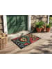 Beliani Fußmatte ILLIAMNA in Bunt - (W) 50 x (L) 80 cm
