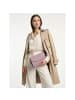 Lazarotti Bologna Leather Clutch Umhängetasche Leder 23 cm in rose