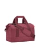 Reisenthel travelling allrounder M - Reisetasche 40 cm (leo vanilla) in twist maroon