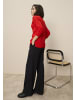 Tamaris Rollkragenpullover in knallrot-melange
