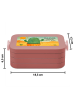 Mr. & Mrs. Panda MEPAL Bentobox Kaktus Sonne Design mit Spruch in Rot Pastell