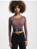 Nike Nike Cropped T-Shirts in plum eclipse/black