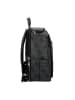 Guess Berta Business-Rucksack Leder 42 cm in coal logo