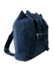 Bag Street Cityrucksack, Freizeithandtasche Nylon blau ca. 30cm breit ca. 33cm hoch