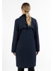 DreiMaster Damen Übergangsmantel Aus Wollgemisch in Nachtblau