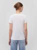 Mavi Jeans Design T-Shirt mit Print-Motiv, Rundhals, Kurzarm in Weiß-3