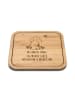 Mr. & Mrs. Panda Bierdeckel Hund Kleeblatt mit Spruch in Transparent