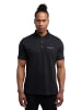 Carlo Colucci Poloshirt De Santis in Schwarz