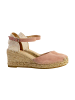 natural world Sandale mit Keilabsatz und Riemen Rose