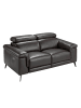 Angel Cerdá Relax-Sofa 6050 in Schwarz / Schokolade