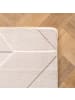 KADIMA DESIGN Teppich Kurzflor Waschbar Geometrisch  LAVAREDO Strapazierfähig in Creme