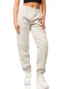 DAILY COTTON Jogginghose - im Straight-Fit als Lange Trainingshose Sweatpants in Hellgrau