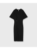 10Days Gathered Tee Dress in Black