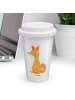 Mr. & Mrs. Panda To Go Becher Einhorn Fuchs ohne Spruch in Weiß