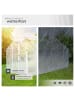 tectake Treibhaus aus Aluminium mit Fundament, 185x375x195cm